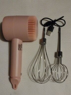 Pink,Hand Mixer with Dual Whisks